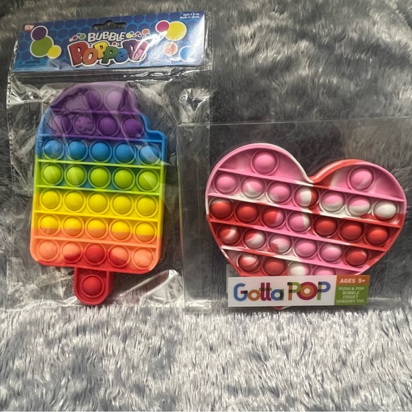 Fidget Popper Popsicle & Heart - Picture 5 of 11